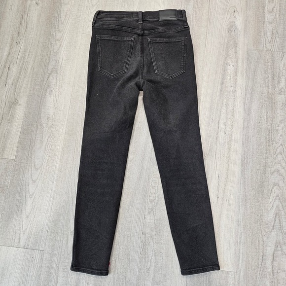 Madewell High Rise Skinny Jeans Charcoal Wash Size 26P - Picture 2 of 7
